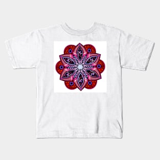 Floral Mandalas 090 (Style:7) Kids T-Shirt